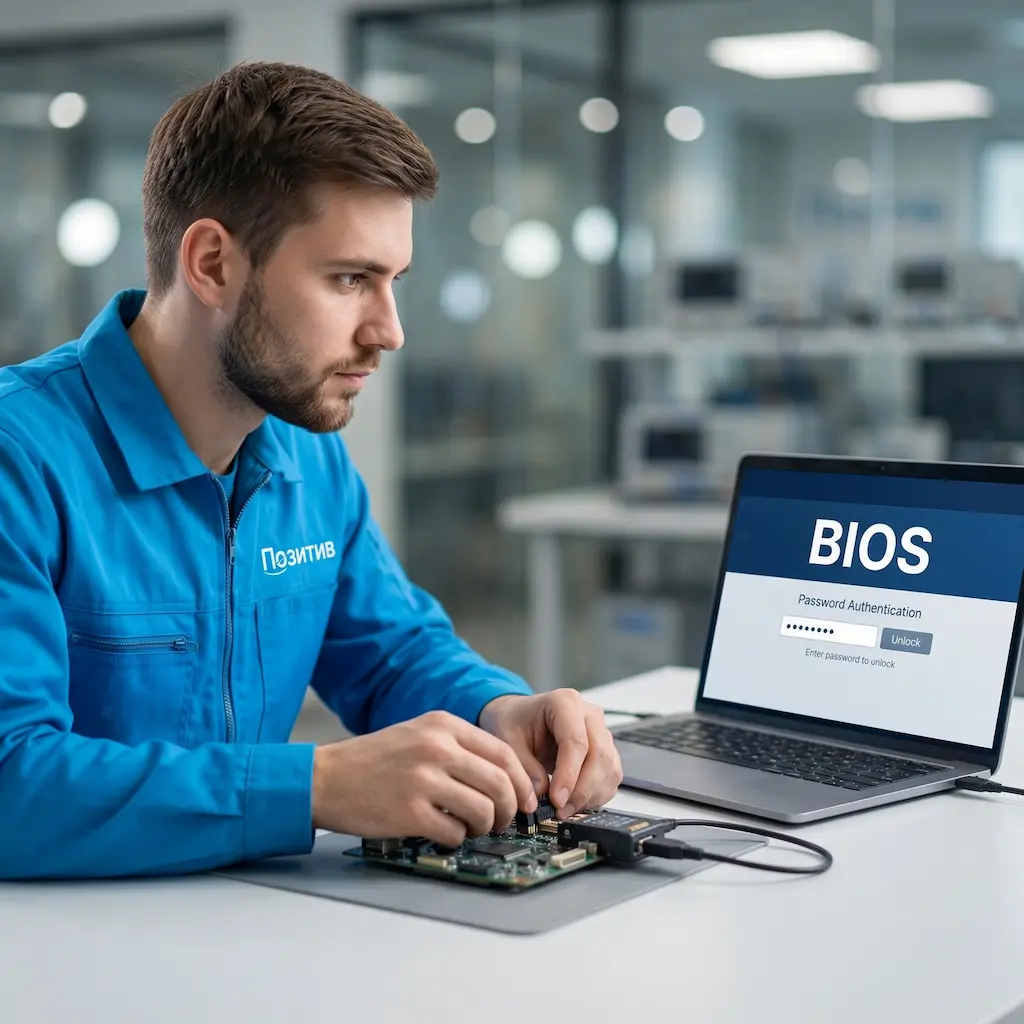 Снятие пароля BIOS ноутбука в Энгельсе