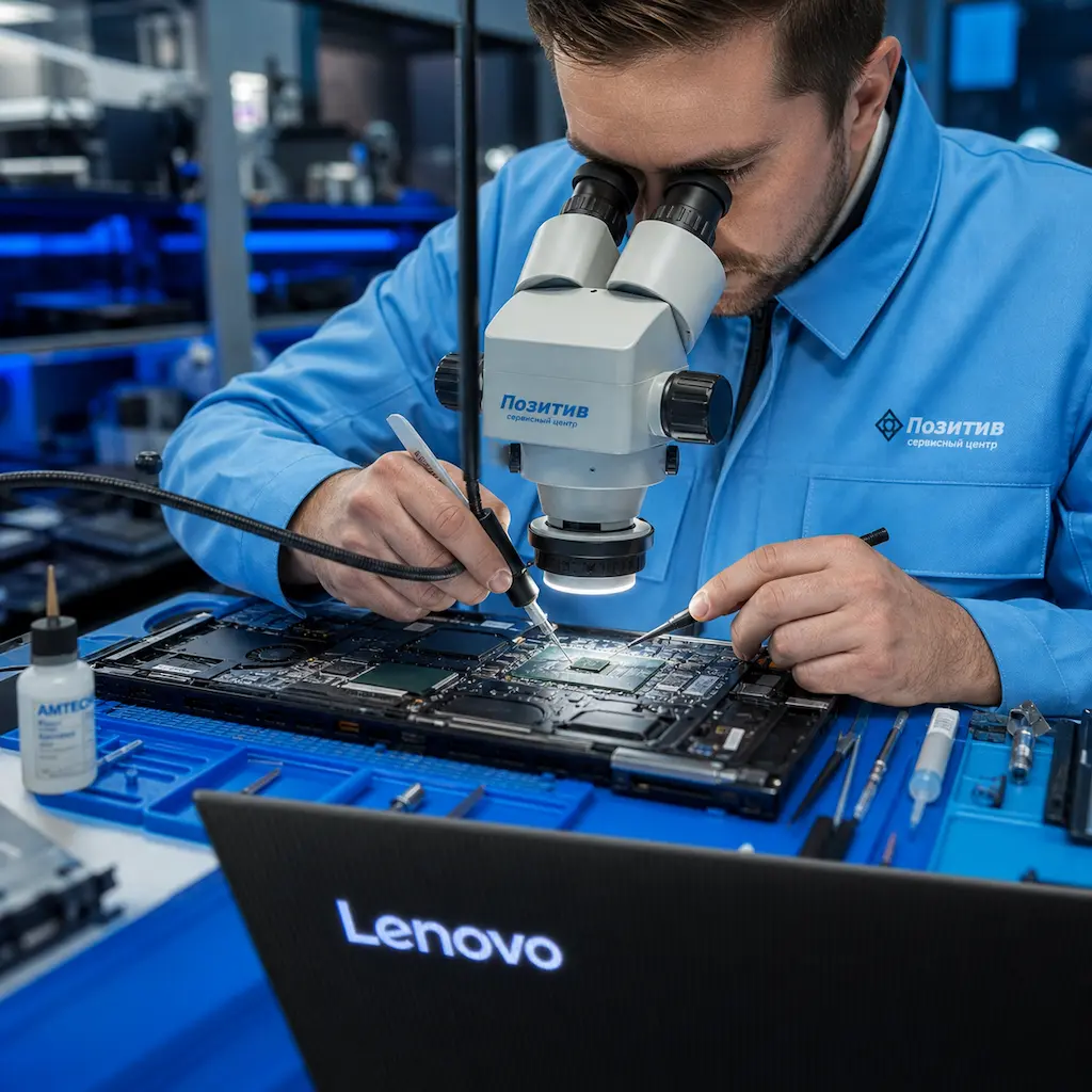 Замена видеокарты ноутбука Lenovo в Энгельсе