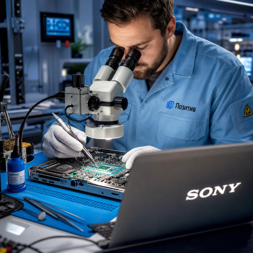Замена видеокарты ноутбука Sony в Энгельсе
