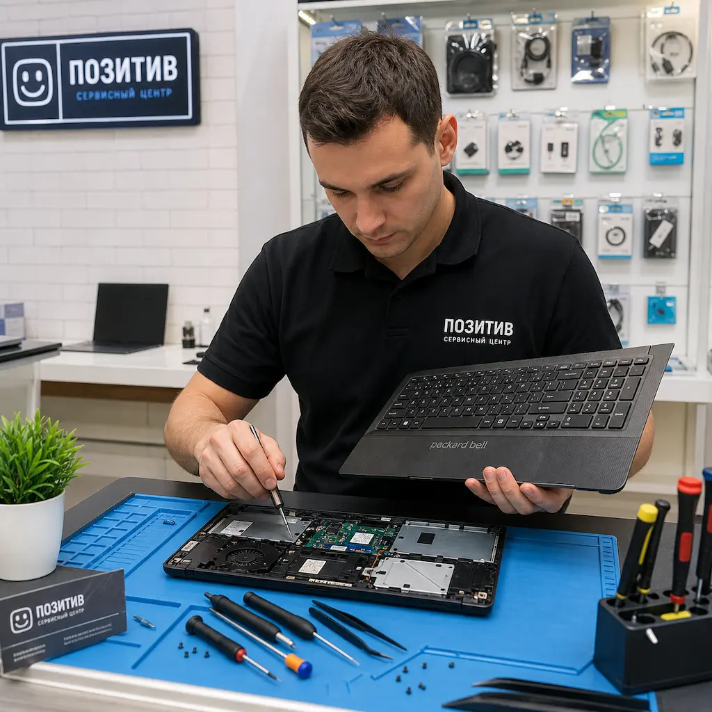 заменить клавиатуру на ноутбуке Packard Bell в Энгельсе