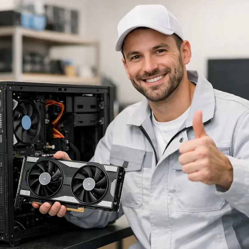 установка видеокарты на ПК в Энгельсе