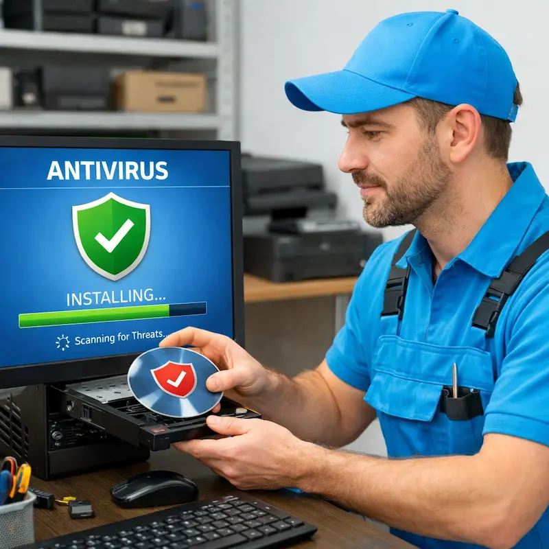 Установка антивируса в Энгельсе на дому