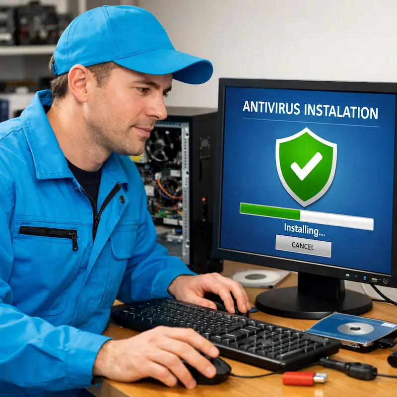 Установка антивируса на ноутбук в Энгельсе