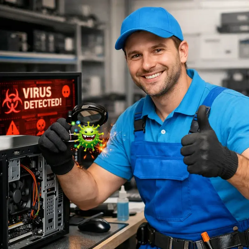 Удаление вирусов с компьютера в Энгельсе